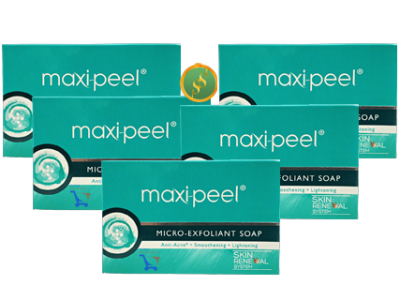 Maxi-Peel Micro-Exfoliant Skin Lightening &amp; Brightening Soap 125g